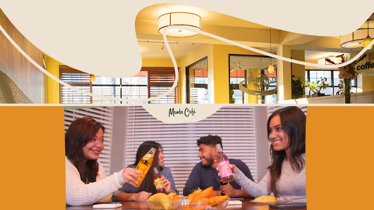 Family-friendly dining space with simple table service.